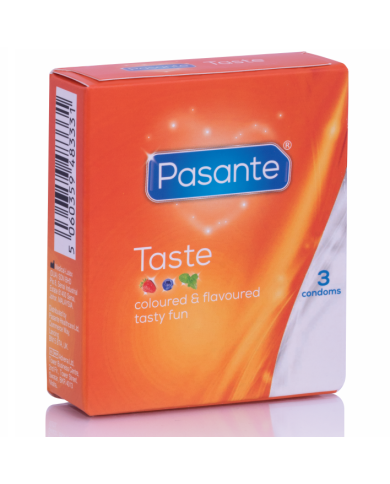 PASANTE PRESERVATIVOS SABORES 3 UNIDADES