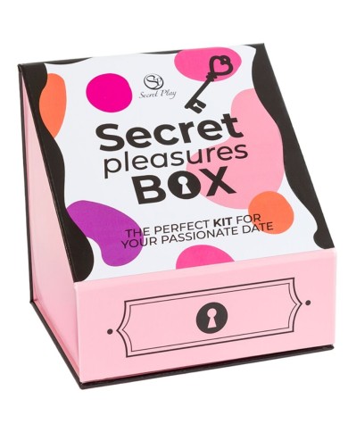 SECRET PLAY CAJA DE PLACERES PARA PAREJAS DADOS BALA VIBRADORA PLUMERO