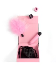 SECRET PLAY CAJA DE PLACERES PARA PAREJAS DADOS BALA VIBRADORA PLUMERO