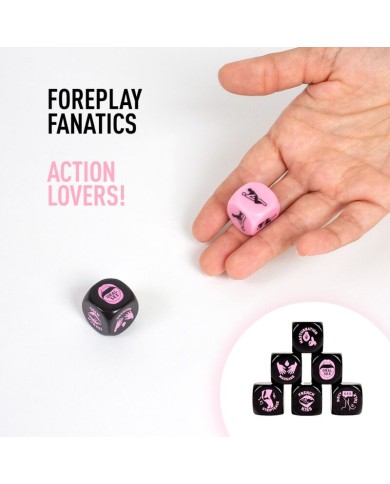 SECRET PLAY JUEGO 2 DADOS FOREPLAY FANATICS