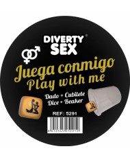 DIABLO PICANTE DADO DURO DORADO POSTURAS HETERO CON CUBILETE