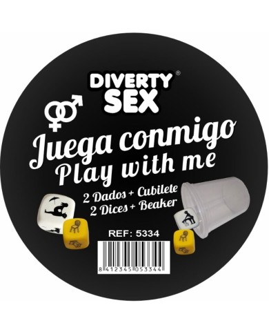 DIABLO PICANTE DADOS LUGAR POSTURAS HETERO CON CUBILETE
