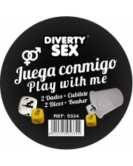 DIABLO PICANTE DADOS LUGAR POSTURAS HETERO CON CUBILETE