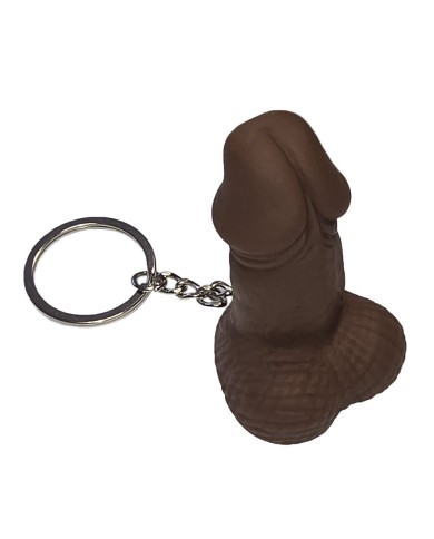 DIABLO PICANTE SILBATO LLAVERO CON FORMA DE PENE MULATO
