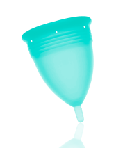 STERCUP COPA MENSTRUAL FDA SILICONA AQUAMARINA TALLA L