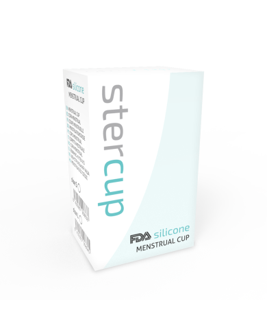 STERCUP COPA MENSTRUAL FDA SILICONA AQUAMARINA TALLA S