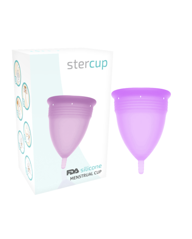 STERCUP COPA MENSTRUAL FDA SILICONA LILA TALLA S
