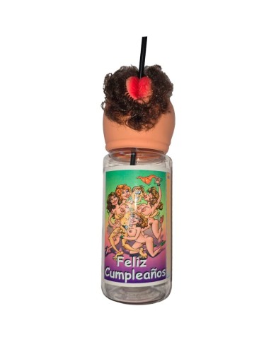 DIABLO PICANTE BOTELLA LABIOS CUMPLEANOS CARNE 750 ML