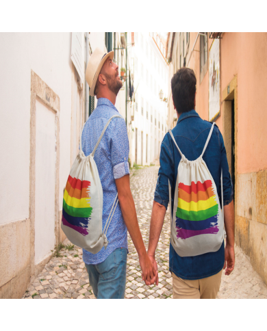 PRIDE MOCHILA ALGODON BANDERA