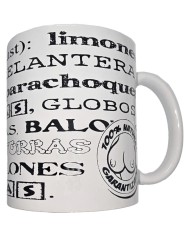 DIABLO PICANTE TAZA BLANCA DE SINONIMOS TETAS 370 ML
