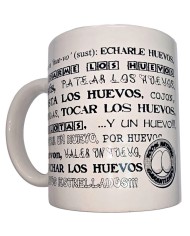 DIABLO PICANTE TAZA BLANCA DE SINONIMOS HUEVOS 370 ML