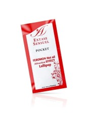 EXTASE SENSUAL ACEITE MASAJE EFECTO CALOR FEROMONAS PIRULETA 10 ML