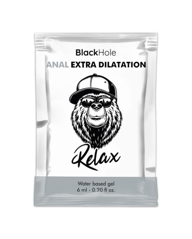 BLACK HOLE GEL BASE AGUA DILATACION ANAL 6 ML MONODOSIS