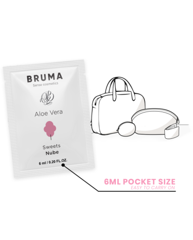 BRUMA 6 ML GEL DESLIZANTE CON ALOE VERA SABOR A NUBE