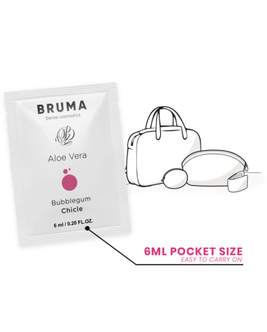 BRUMA 6 ML GEL DESLIZANTE CON ALOE VERA SABOR A CHICLE