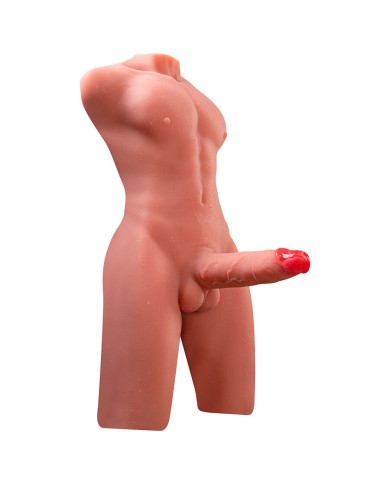 XISE JASON HALF BODY TORSO REALISTICO MASCULINO CON THRUSTING Y VIBRACION 55 CM XISE JASON HALF BODY TORSO REALISTICO MASCULINO CON THRUSTING Y VIBRACION 55 CM