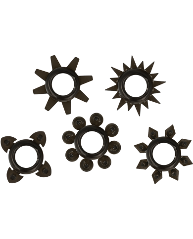 OHMAMA SET 5 ANILLOS SILICONA TESTICULOS Y PENE OHMAMA SET 5 ANILLOS SILICONA TESTICULOS Y PENE