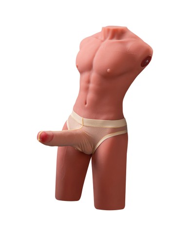 XISE JASON HALF BODY TORSO REALISTICO MASCULINO CON THRUSTING Y VIBRACION 55 CM XISE JASON HALF BODY TORSO REALISTICO MASCULINO CON THRUSTING Y VIBRACION 55 CM