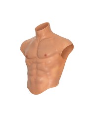 HIDDEN DESIRE ALTER EGO CAMISETA SILICONA TORSO MASCULINO CON ABDOMINALES NATURAL