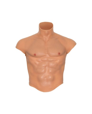HIDDEN DESIRE ALTER EGO CAMISETA SILICONA TORSO MASCULINO CON ABDOMINALES NATURAL