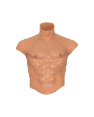 HIDDEN DESIRE ALTER EGO CAMISETA SILICONA TORSO MASCULINO CON ABDOMINALES NATURAL
