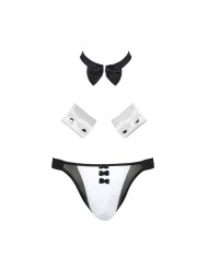 PASSION 036 SLIP ALFROJO NEGRO S M