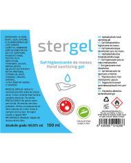 STERGEL GEL HIDROALCOHOLICO HIGIENIZANTE DE MANOS ALOE VERA 100ML