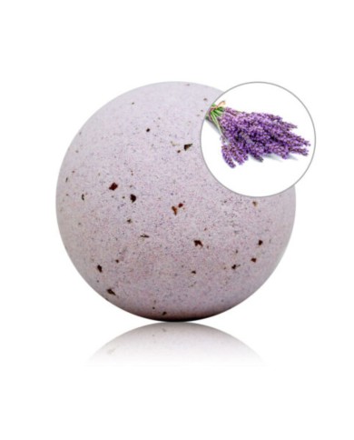 TALOKA BOMBA DE BANO CON AROMA LAVANDA Y PETALOS DE ROSA