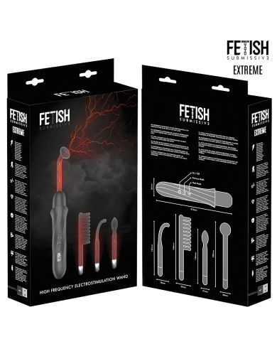 FETISH SUBMISSIVE VIBRADOR WAND ELECTROESTIMULACION ALTA FRECUENCIA