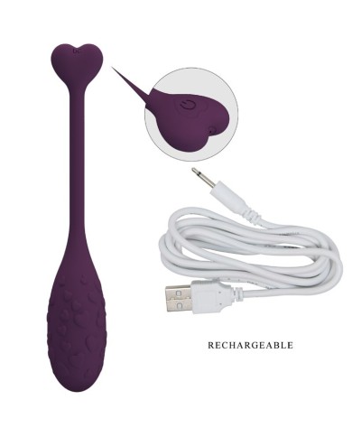 PRETTY LOVE FISHERMAN HUEVO VIBRADOR LILA CONTROLADO POR APP