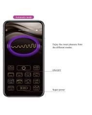PRETTY LOVE FISHERMAN HUEVO VIBRADOR LILA CONTROLADO POR APP