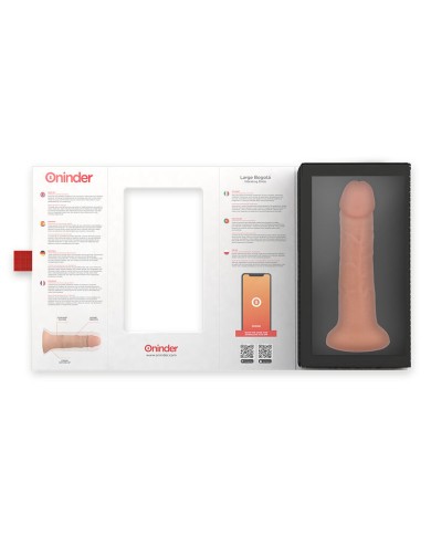 ONINDER LARGE BOGOTA DILDO VIBRADOR 9 VELOCIDADES NATURAL 22 CM O 45 CM APP GRATUITA
