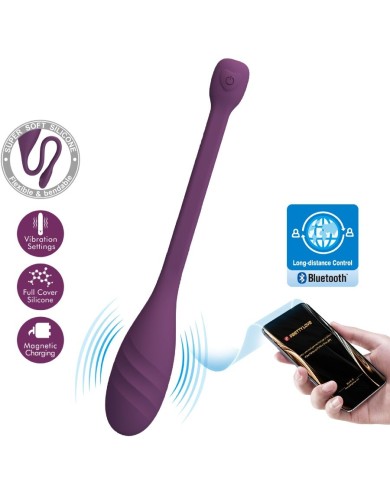 PRETTY LOVE LEVIATHAN VIBRADOR CONTROLADO POR APP MORADO