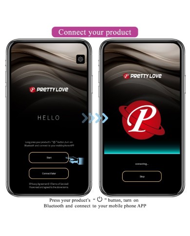 PRETTY LOVE LEVIATHAN VIBRADOR CONTROLADO POR APP MORADO