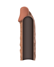 VIRILXL EXTENSION DE PENE LIQUID SILICONE V5 MARRON