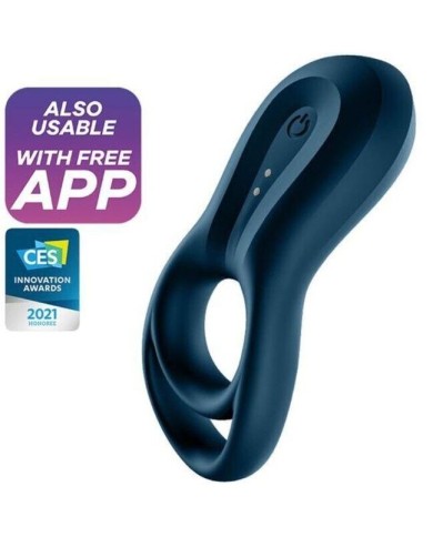 SATISFYER EPIC DUO ANILLO VIBRADOR APP AZUL SATISFYER EPIC DUO ANILLO VIBRADOR APP AZUL