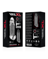 VIRILXL EXTENSION Y FUNDA DE PENE V11 TRANSPARENTE