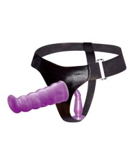 BAILE ARNES ANAL Y VAGINAL FEMENINO LILA PUNTO G 17 CM