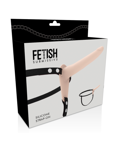 FETISH SUBMISSIVE HARNESS SILICONA FLESH 15 CM