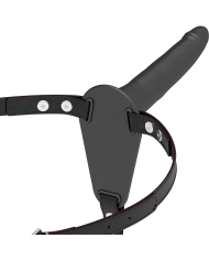 FETISH SUBMISSIVE HARNESS SILICONA NEGRO 15 CM