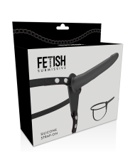 FETISH SUBMISSIVE HARNESS SILICONA NEGRO 15 CM