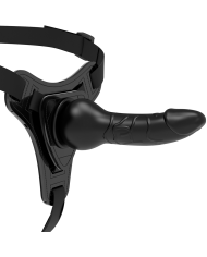 FETISH SUBMISSIVE HARNESS SILICONA NEGRO REALISTIC 16 CM