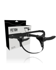 FETISH SUBMISSIVE HARNESS SILICONA NEGRO REALISTIC 16 CM