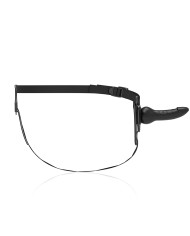 FETISH SUBMISSIVE HARNESS SILICONA NEGRO REALISTIC 16 CM