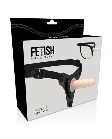FETISH SUBMISSIVE HARNESS SILICONA FLESH REALISTIC 125 CM