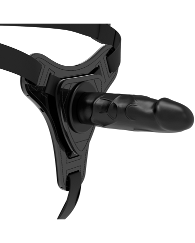 FETISH SUBMISSIVE HARNESS SILICONA NEGRO REALISTIC 15 CM