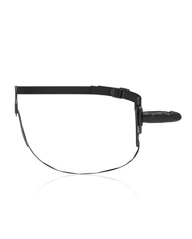 FETISH SUBMISSIVE HARNESS SILICONA NEGRO REALISTIC 15 CM
