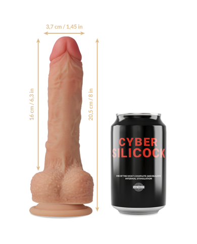 CYBER SILICOCK ARNES SILICONA LIQUIDA CONNOR 205 CM O 37 CM
