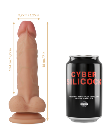 CYBER SILICOCK ARNES SILICONA LIQUIDA JUDE 18 CM O 32 CM