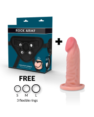 ROCKARMY ARNES DUAL DENSITY TIGER DILDO REALISTA 14 CM O 446 CM